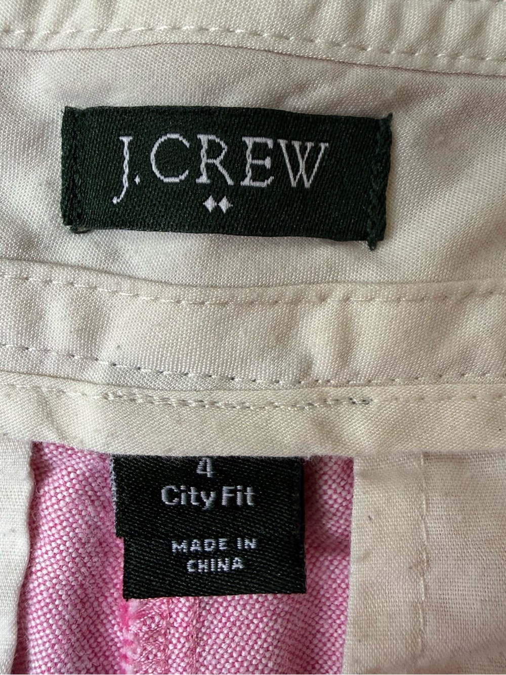 J. Crew Pink 100% City Fit Shorts - Picture 2 of 4